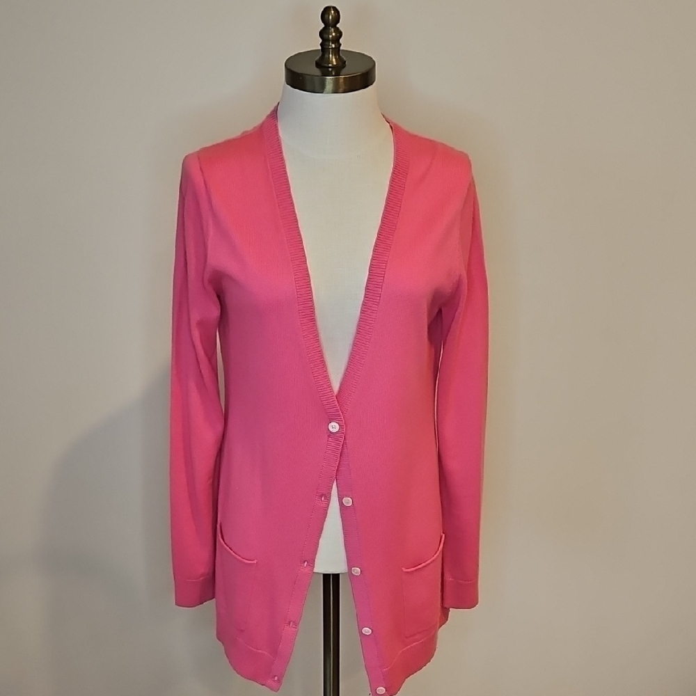 GAP Pink Open Front Cardigan